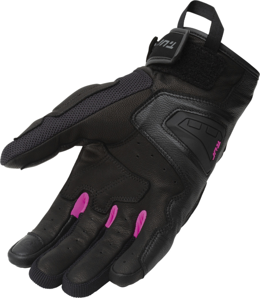 T. UR Damen Handschuh G-Four schwarz-grau-pink