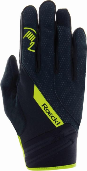 Roeckl Renon black/yellow