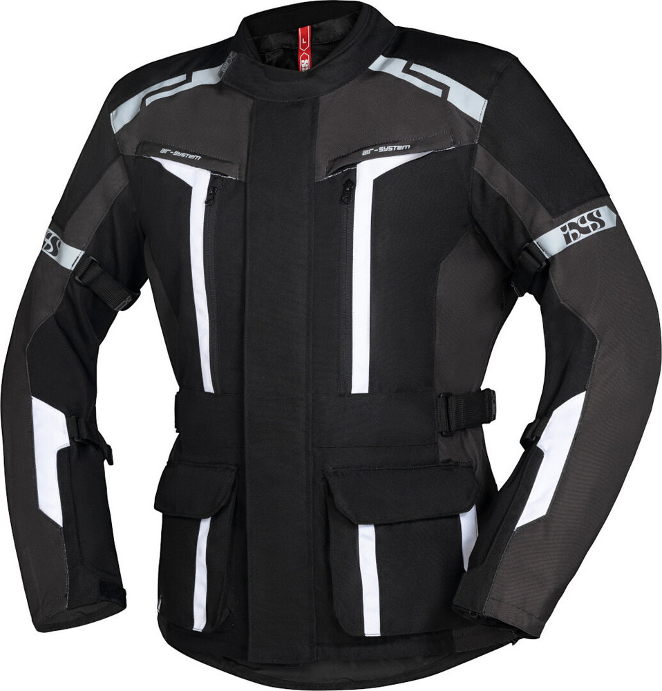IXS Tour Jacke Evans-ST 2.0 schwarz-grau-weiss XL
