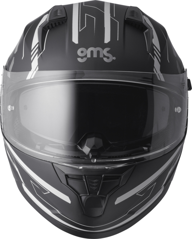 gms Integralhelm Hexago Graphic matt-grau L