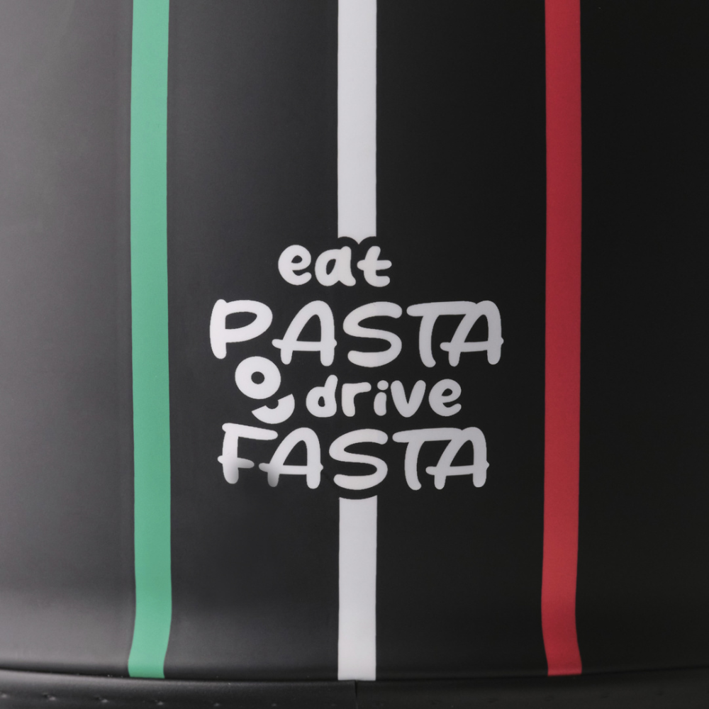 gms Jethelm Ride in Italy schwarz-rot-weiss-grün italy M