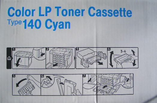 Ricoh Color LP Toner Cassette Type 140 Cyan G228-27 402098