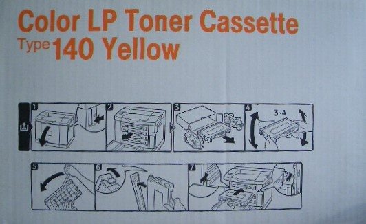 Ricoh Color LP Toner Cassette Type 140 Yellow G230-27 402100