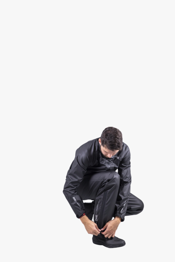 IXS Regenhose Croix schwarz M