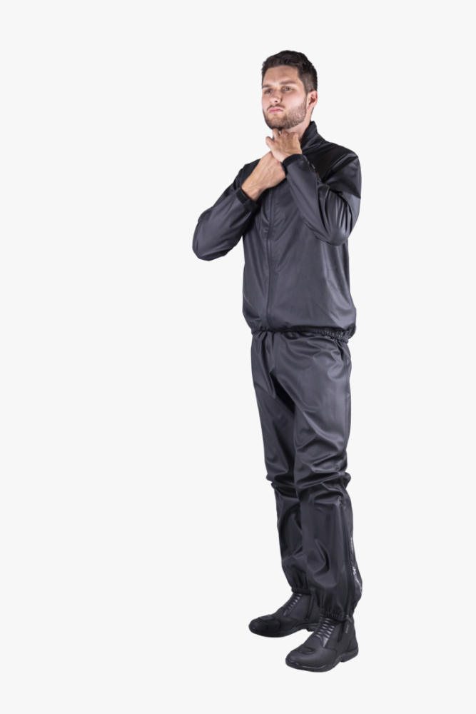 IXS Regenhose Croix schwarz M