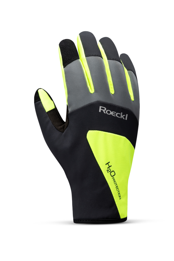 Roeckl Rapallo dress black/fluo yellow 9.5